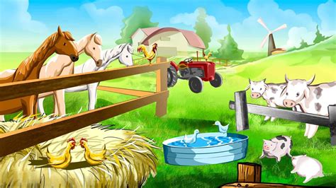 Farm Animals Background