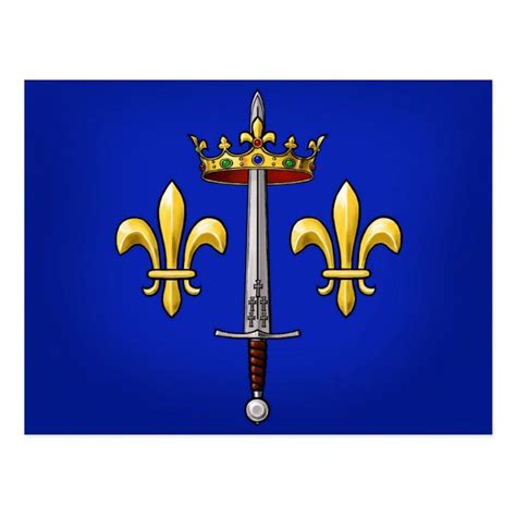 Heraldry of Joan of Arc Jeanne d'Arc Postcard | Zazzle.com in 2021 ...