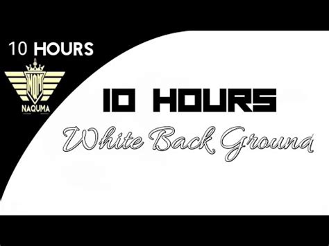 PURE WHITE SCREEN 10 HOURS AND 1 MINUTE - YouTube