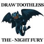 How to Draw Toothless Night Fury Dragon from How to Train Your Dragon ...