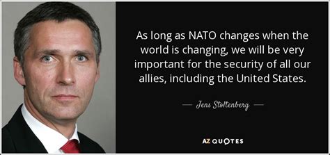 TOP 25 QUOTES BY JENS STOLTENBERG | A-Z Quotes