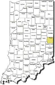 Wayne County Indiana Map | Carolina Map