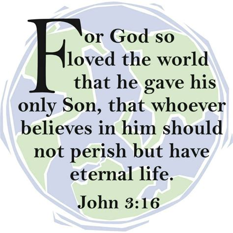 For God so loved The World - John 3:16 KJV Bible Quote Sticker Vinyl Wall Decal 10 X 10 Inches ...