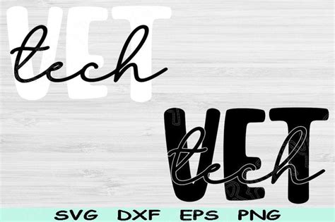 Vet Tech Svg Png Dxf, Veterinary Tech Svg Files For Cricut, Vet ...