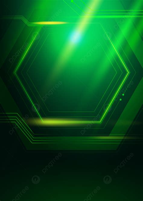 Green Technology Style Green Light Effect Background Wallpaper Image ...