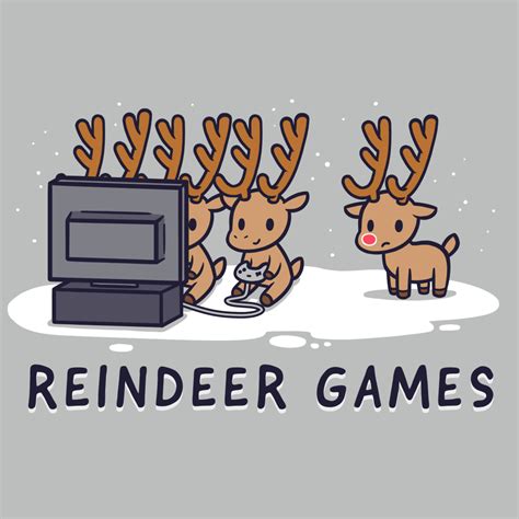 Reindeer Games | Funny, cute & nerdy shirts - TeeTurtle