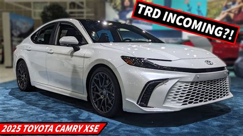 *Hands On* The New 2025 Toyota Camry XSE is Foreshadowing a TRD Camry?! - YouTube