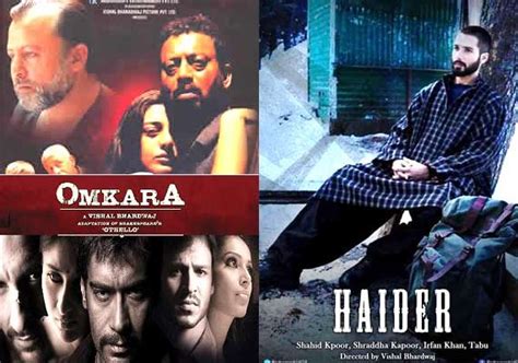 Role reversal: Vishal Bhardwaj's films Maqbool, Omkara and Haider being ...