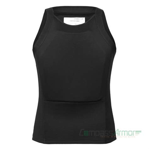 Ultra Thin T shirt Vest Body Armor Concealed Ballistic Kevlar Lvl IIIA ...