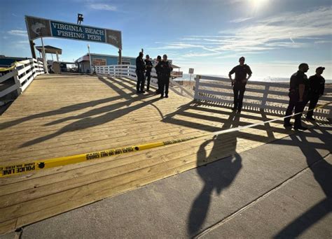 Vehicle drives off Virginia Beach Fishing Pier; rescue efforts underway