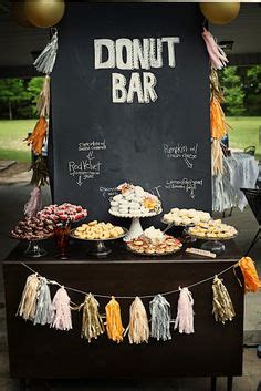 donut bar for graduation party.....rise n roll!! Dream Wedding, Reception Food, Wedding Guest