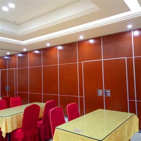 Divide Space Movable Wall Track Sliding Hotel Soundproof Wall Partition - China Movable Wall and ...