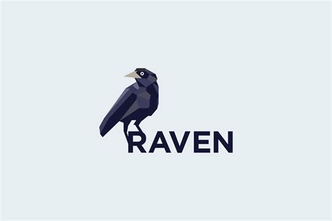 Raven Bird Logo – MasterBundles