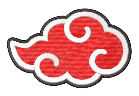 Embroidery Pattern Naruto Akatsuki Cloud - A.G.E Store | patterns