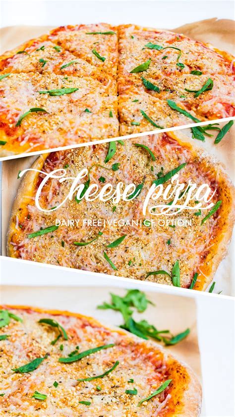 Dairy Free Cheese Pizza (Vegan) - Make It Dairy Free - Perfect homemade ...