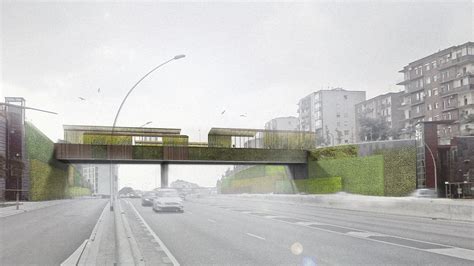 This Redesigned Pedestrian Overpass In Barcelona Is Like A Mini High L