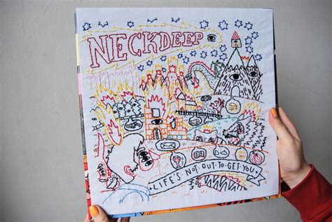 Neck Deep album cover (original - sienie | ello | Neck deep albums, Album covers, Neck deep