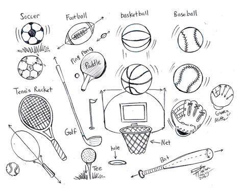 Draw Sports Balls by Diana-Huang on DeviantArt