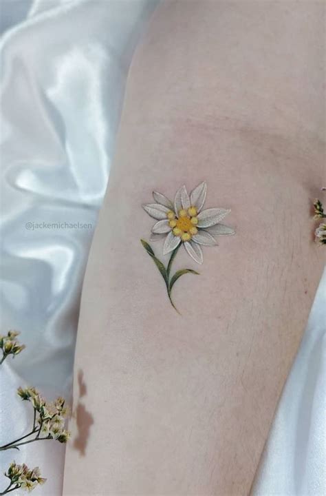 White Flower Tattoo | InkStyleMag