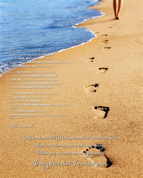 Footprints in the Sand Poem | Beautiful Poem from Only the Bible.com | Footprints in the sand ...