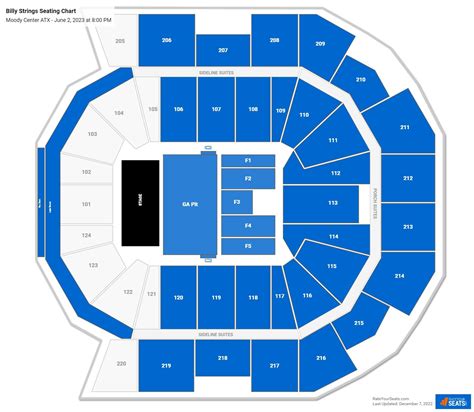 Moody Center ATX Concert Seating Chart - RateYourSeats.com