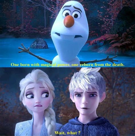 Jelsa - Elsa and Jack Frost Fan Art - Frozen 2/Rotg by jensa_kj Instagram | Jelsa, Jack frost ...