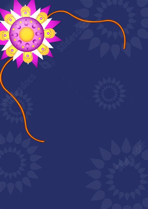 Aesthetic Watermark And Paper-cut Of Cute Blue Flowers Page Border ...