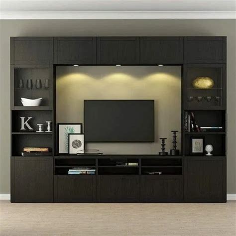 Wood,WPC PVC) Wall Mounted Modular LED TV Unit at Rs 1460/sq ft in ...