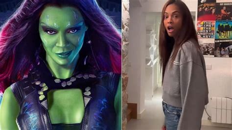 Zoe Saldaña stunned by Gamora's unexpected arrival in Guardians of the ...