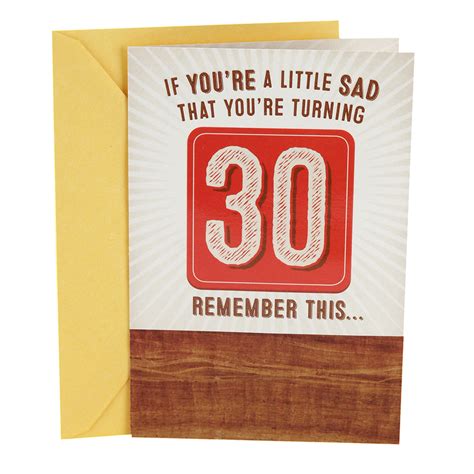 Hallmark 30th Birthday Funny Greeting Card (Have a Beer) - Walmart.com - Walmart.com