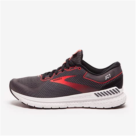 Brooks Womens Transcend 7 - Black/Ebony/Coral - Womens Shoes