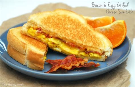 Bacon Egg Grilled Cheese Sandwich - The Gunny Sack