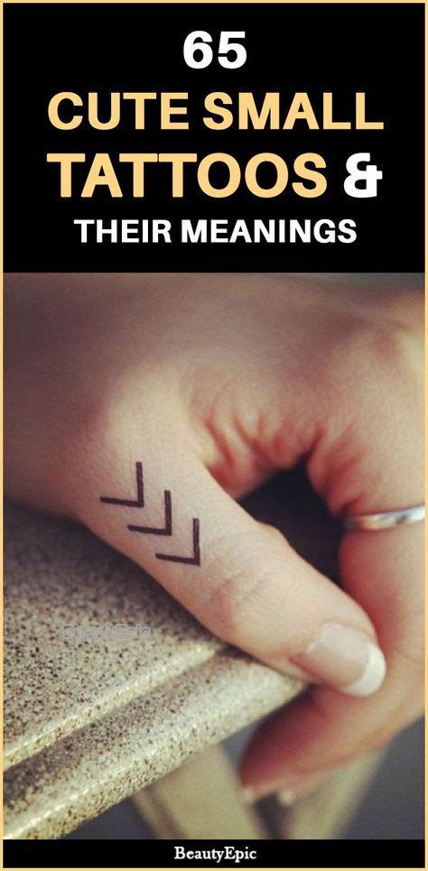 65 Cute Small Tattoos With Big Meanings You'll Love It | Small symbol tattoos, Tattoos for women ...