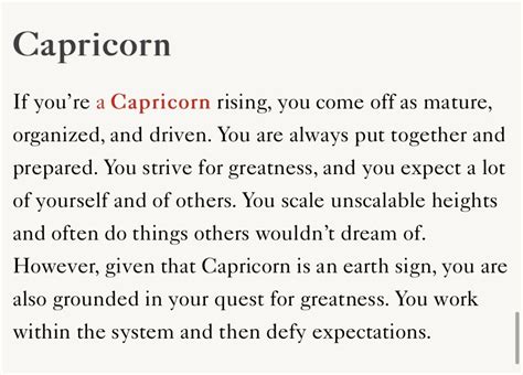 Capricorn Rising sign | Capricorn rising, Capricorn rising sign, Aquarius truths