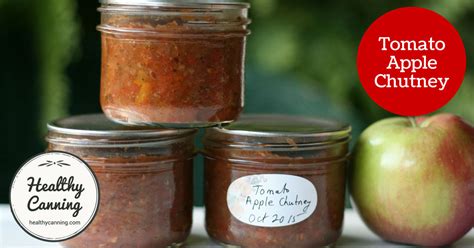 Tomato Apple Chutney - Healthy Canning