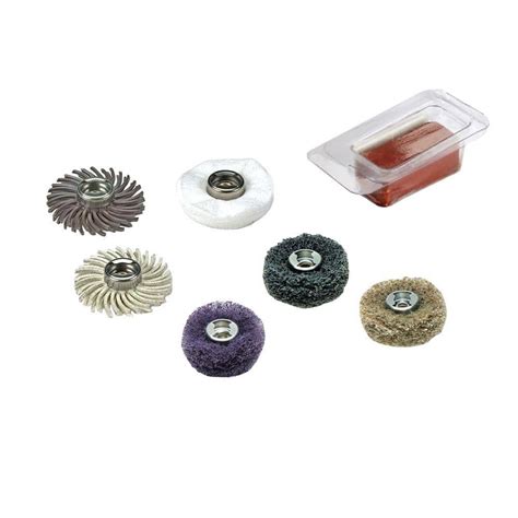 Dremel EZ Lock Sanding and Polishing Mini Kit for Metal, Steel, Wood, Brass, Aluminum, Plastics ...