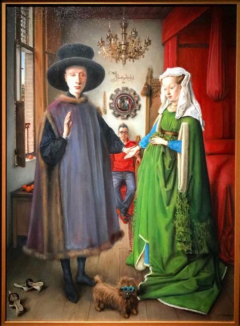 Arnolfini Portrait Painting at PaintingValley.com | Explore collection of Arnolfini Portrait ...