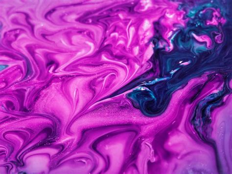 Purple and Green Abstract Painting · Free Stock Photo