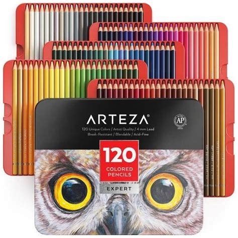 Expert Colored Pencils - Set of 120 | Arteza, Colored pencil set ...