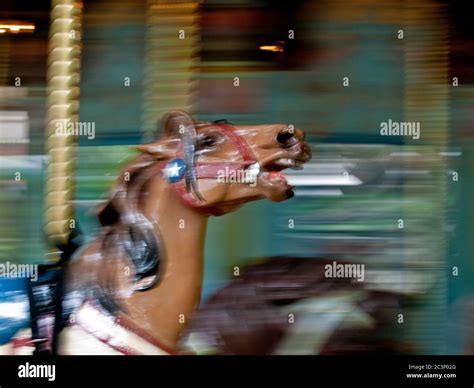 Bryant Park Carousel Stock Photo - Alamy