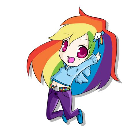 Chibi Rainbow Dash by rhamana on DeviantArt