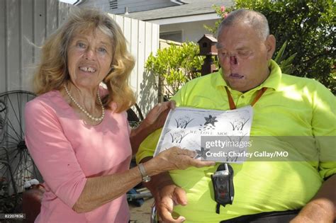 LaDonna Davis and St. James Davis at their home on July 29, 2008 in ...