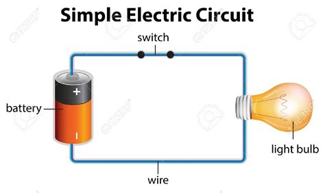 Electric Current Diagram For Kids