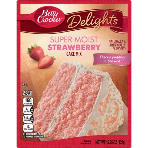 Betty Crocker Super Moist Strawberry Cake Mix, 15.25 oz Reviews 2020