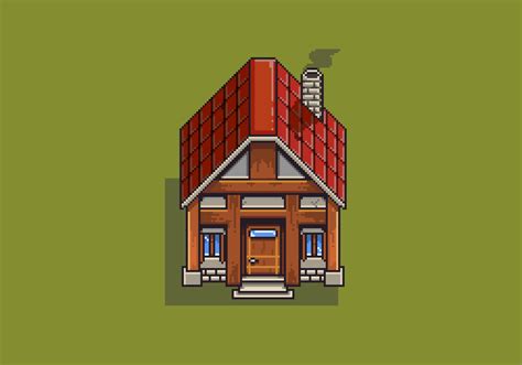 Pixel house | Pixel art, Pixel art design, Art