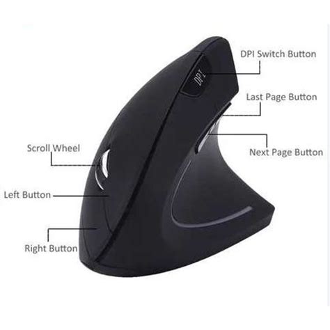 Left Handed Ergonomic Wireless Mouse (Easy2Use) | Crusader AV