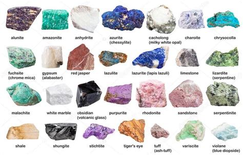 Image result for minerals photograpphs with name | Gems and minerals, Raw gemstones rocks ...