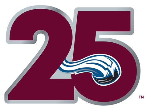 Colorado Avalanche Logo - Anniversary Logo - National Hockey League ...