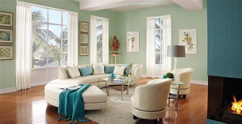 Coastal Living Room | Relaxed and Calming Living Room Gallery | Behr ...