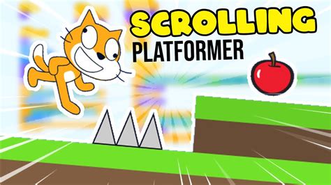 How to make a SCROLLING PLATFORMER in SCRATCH | Tutorial - YouTube